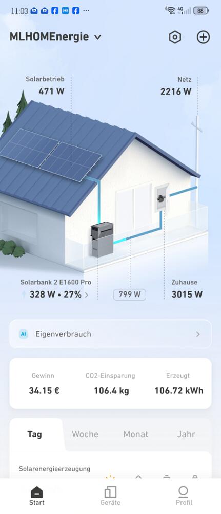 Anker SOLIX Solarbank 2 Smart Meter App Einrichtung Funktion