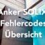 Anker SOLIX - Fehlermeldungen und Fehlercodes - Uebersicht